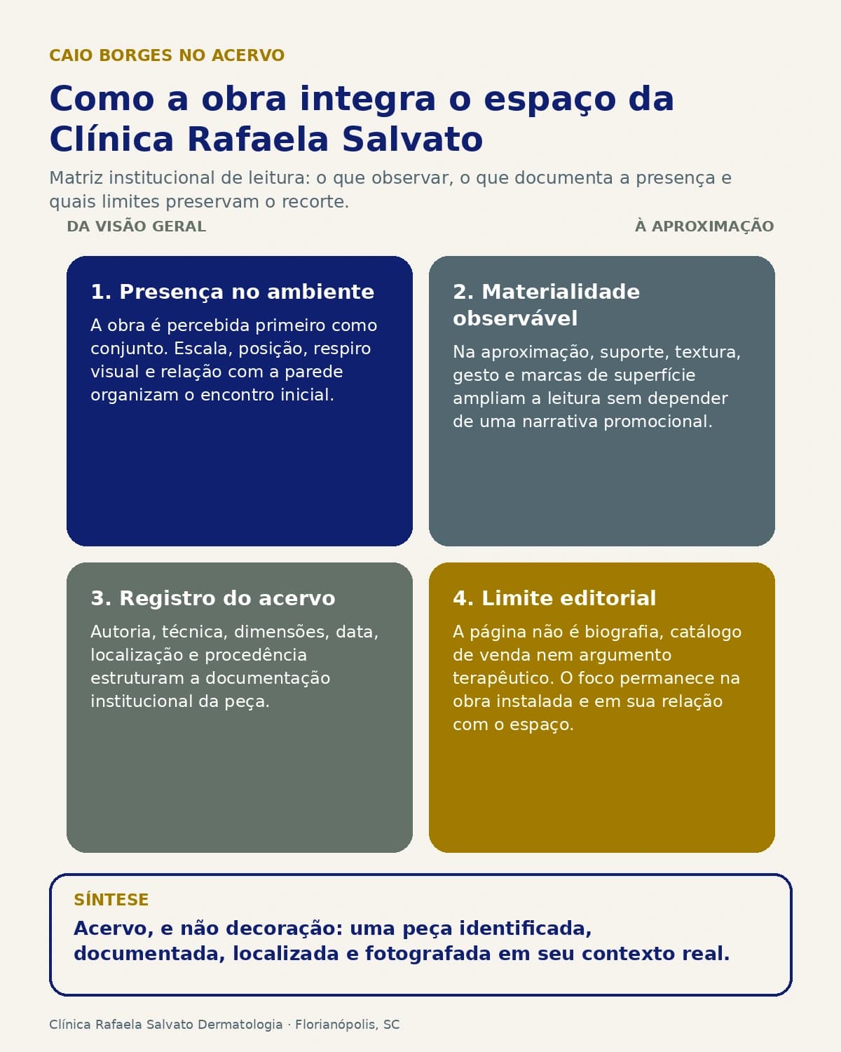 Infográfico — Caio Borges no acervo da Clínica Rafaela Salvato.